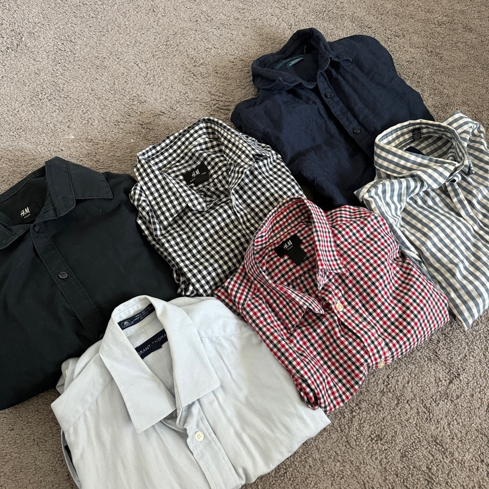 Set of 5 men shirt top